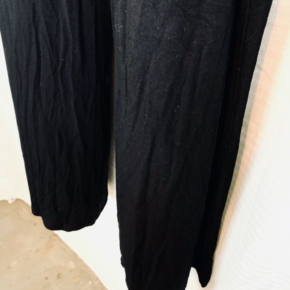 BB DAKOTA Black Rayon Tie Front Wide Leg Pants  M - Picture 11 of 12